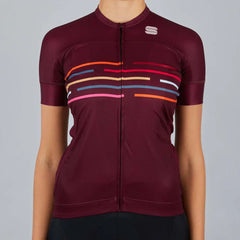 Jersey Sportful Vélodrome de Manga Corta para Mujer