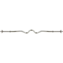 Barra De Potencia En Z 1"(120Cm) Ha-8063 Sportfitness Plata