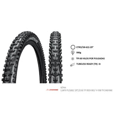 Llanta Chaoyang H-5198 TR-60Tpi Rock Wolf plegable 29"
