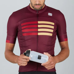 Jersey Sportful Wire Rojo Vino Red Rumba Gold