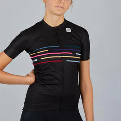 Jersey Sportful Vélodrome de Manga Corta para Mujer