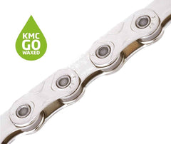 Cadenilla KMC Encerada 1/2X11/128 126L X Flatw 12 V Silver