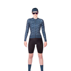Jersey Ciclismo Bioracer Maillot Epic Bit Map Mujer Petrol
