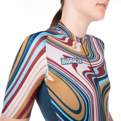 Jersey Ciclismo Bioracer Epic Mujer Liquid Lola Blue