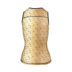 Jersey Ciclismo M/S Bioracer Interior Ns Bit Map Mujer Gold