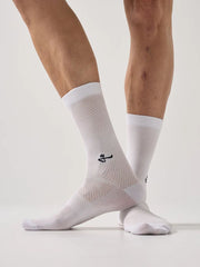Medias Ciclismo Givelo Calcetines Ultra G-Logo White