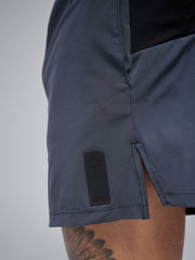 Pantaloneta Running Hombre Givelo BYND 5" Gris Oscuro