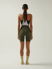 Pantaloneta Ciclismo C/T Mujer Givelo HD Pro Oliva