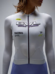 Jersey Ciclismo M/L Mujer Givelo GVL Race Team Off-White