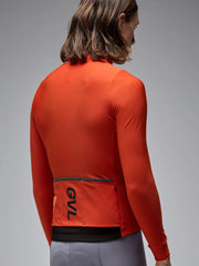 Jersey Ciclismo M/L Givelo C.D.A. Térmica Naranja