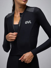 Jersey Ciclismo M/L Mujer Givelo Modern Classic Black