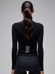 Jersey Ciclismo M/L Mujer Givelo Modern Classic Waffle Negra