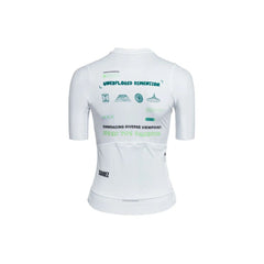 Jersey De Ciclismo Mujer M/C Lock Silver Blanco 2.4