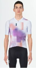 Jersey de Ciclismo M/C Hombre Lock White Mix
