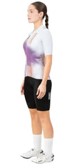 Jersey de Ciclismo M/C Mujer Lock White Mix