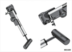 Infladores de Mano Ciclismo Beto Minibomba CLD-036G Negro
