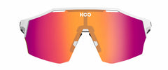 Gafas de Ciclismo Koo Alibi White Matt Fuchsia Photochromic