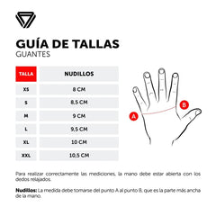 Guantes Ciclismo Cortos GW Jaspe Negro Gris Azul