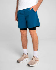 Pantoloneta de Running Hombre Motion Sportfitness Azul
