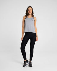 Camiseta Manga Sisa Mujer Limit Sportfitness Gris