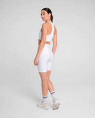 Short Largo Mujer Muon Sportfitness Blanco