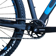 Bicicleta MTB Cliff Muddy 7 Cues 10 Vel Bk/Bl