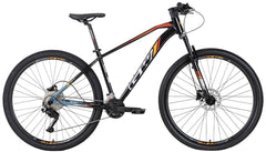 Bicicleta MTB GW Jaguar Aluminio 29p 2x9 Vel Ng/NaranjaRojo