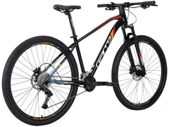 Bicicleta MTB GW Jaguar Aluminio 29p 2x9 Vel Ng/NaranjaRojo