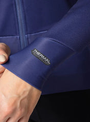 Chaqueta Térmica De Ciclismo Mujer Defend Blue