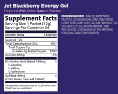 Gel GU Energy Jet Blackberry con Cafeína 32g