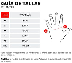 Guantes MCS-01D GxMotor Rojos/Negros