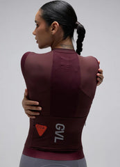 Jersey Ciclismo M/C Mujer Givelo C.D.A. Wine
