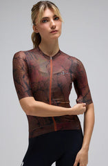 Jersey Ciclismo M/C Mujer Givelo G90 Light Rust
