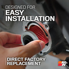 Filtro de Aceite para Moto K&N Kawasaki KLR650 17-22