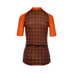 Jersey Ciclismo BioRacer Vesper Mujer Moon Brown-Orange