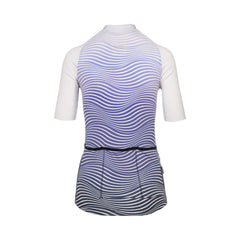 Jersey Ciclismo BioRacer Vesper Mujer New Wave Beige-Purple
