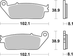 Pastillas de Freno Brembo Delantera 07HO30SA