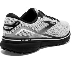 Tenis Brooks Ghost 15 Hombre Blanco/Negro