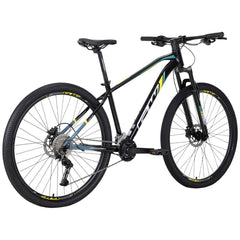 Bicicleta MTB GW Jaguar Aluminio 29p 2x9 Vel Negro/Verde