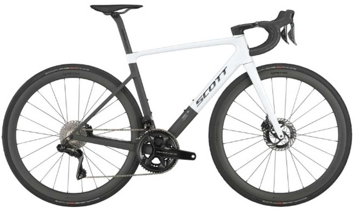 Bicicleta Ruta Scott Addict RC Pro 2025/26 12 V Negro/Blanco