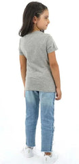 Camiseta Casual M/C Safetti Bars Niños Gris
