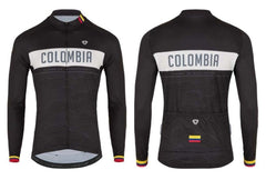 Jersey Ciclismo M/L Hombre GW Colombia Escaladores Negro