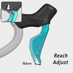 Palanca Manilar Shimano Izquierda ST-R7170 105 DI2 DISC 12v