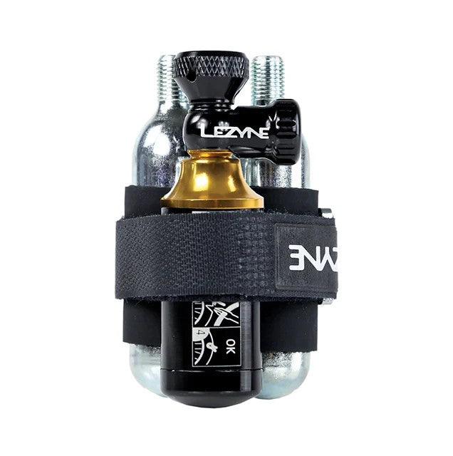 Lezyne Tubeless Co2 Blaster-black W/2 20g Co2 Cartridge