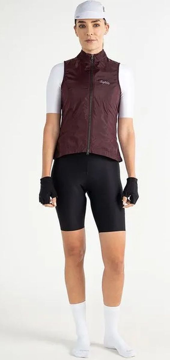 Chaleco Ciclismo Safetti Tivoli Mujer Vino