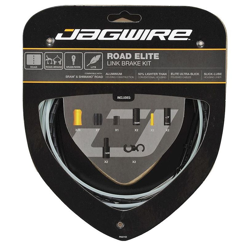 Kit Freno Ruta Elite Link Negro Cables,Fundas y Accesorios