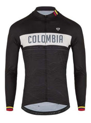 Jersey Ciclismo M/L Hombre GW Colombia Escaladores Negro