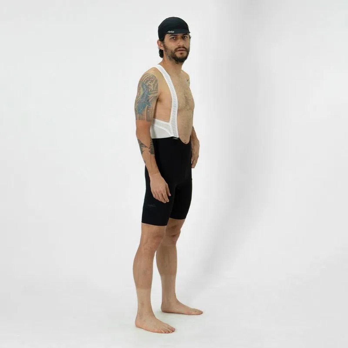 Pantaloneta de Ciclismo C/T Safetti Evans Cargo Hombre Negro