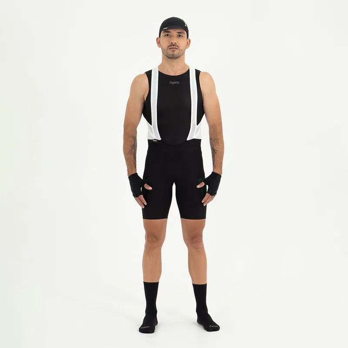 Pantaloneta de Ciclismo C/T Safetti Evans Cargo Hombre Verde