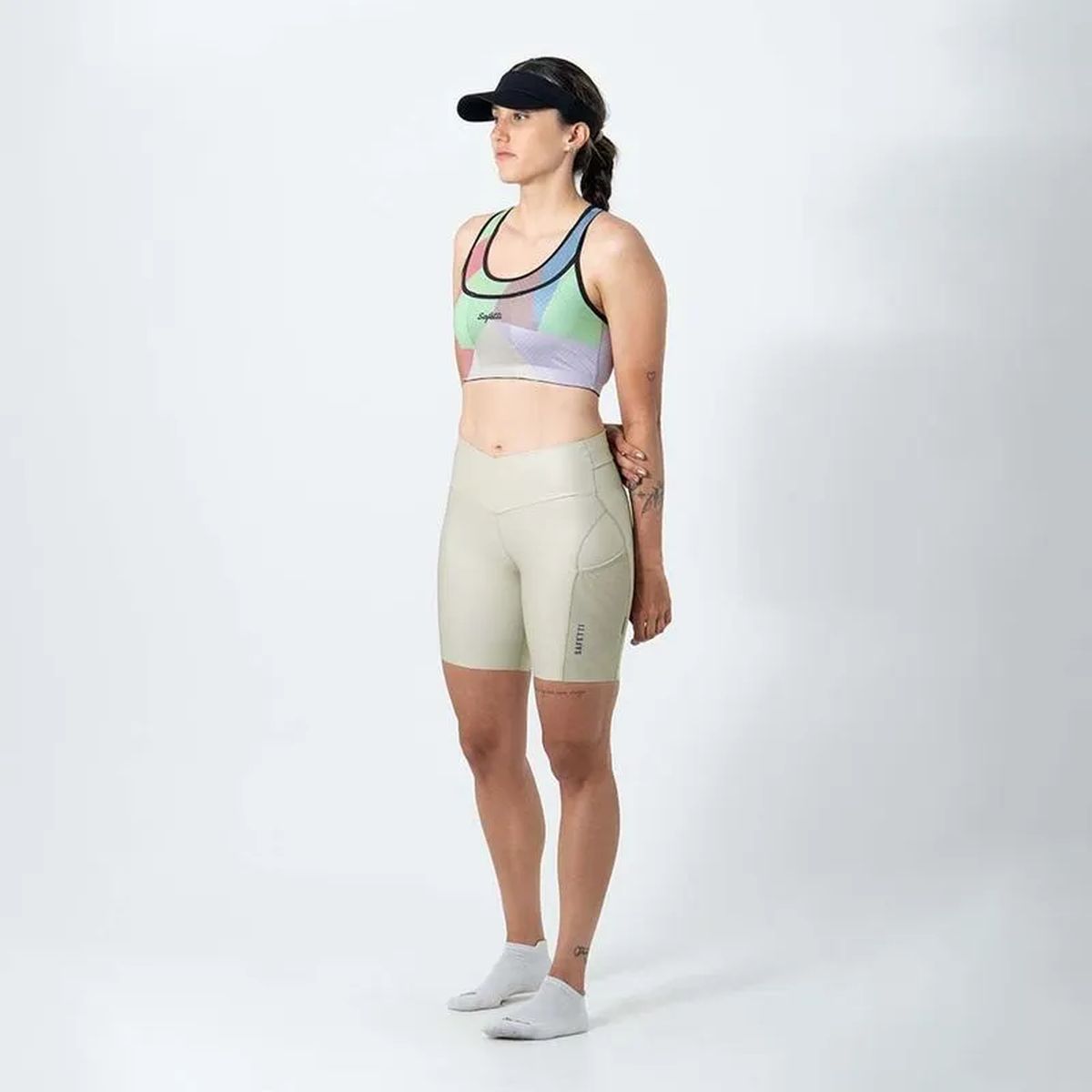 Pantaloneta Running Safetti Titán 2.0 Mujer Nevada
